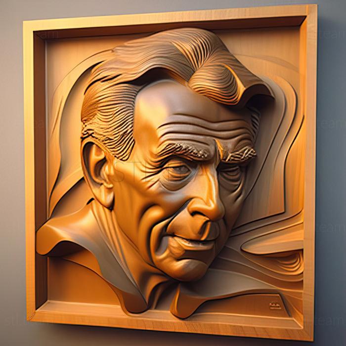 3D модель Джефф Кунс, американський художник (STL)